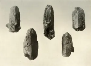 Expedition Prints: Feldspar Crystals from Summit of Mount Erebus (Natural Size), 1909