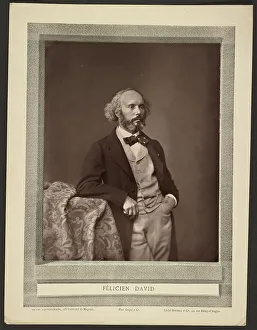Felicien David, about 1870-1875. Creator: Bertall