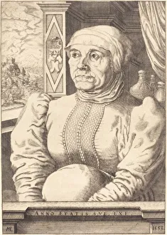 Lautensack Hanns Prints: Felicitas von Eckh (Freyberg), 1553. Creator: Hans Sebald Lautensack