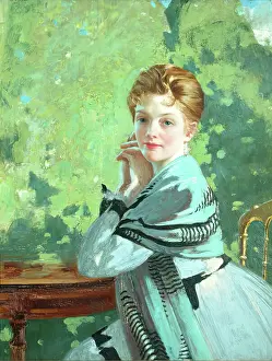 Glasgow Boys Prints: Felicity, c1916. Creator: George Henry