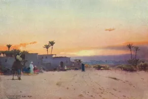 A Fellah Village, c1880, (1904). Artist: Robert George Talbot Kelly