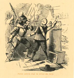 Assassin Gallery: Felton admits that he killed the Duke, 1897. Creator: John Leech