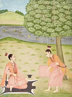 Female Ascetics (Yoginis) (image 1 of 2), between c1730 and c1740. Creator: Unknown