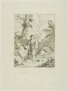 Bathers Prints: Three Female Bathers, Two in the Water