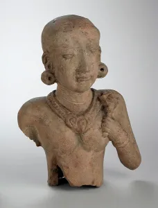 Java Prints: Female Bust, 12th century. Creator: Unknown