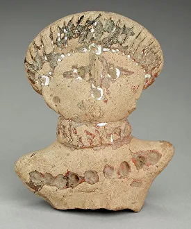 Central Asia Prints: Female Bust, 1st century. Creator: Unknown