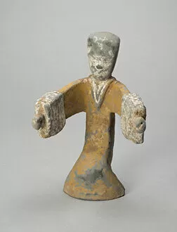 Grave Goods Collection: Female Dancer (Tomb Figurine), Western Han dynasty (206 B.C.-A.D. 9), c. 2nd century B.C