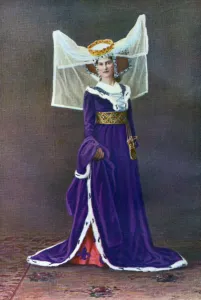 Female dress from the time of Henry VI, (1910) Female dress from the time of Henry VI, (1910)