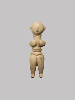 9th Century Prints: Female Fertility (?) Figure, Iran, 5000 B. C. - 9th century A. D Creator: Unknown