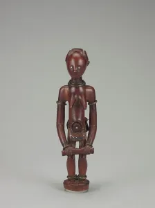 Fibre Prints: Female Figure, 1870-1900. Creator: Unknown