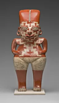 Female Figure with Bold, Geometric Face and Body Paint, 200 / 100 B.C. Creator: Unknown