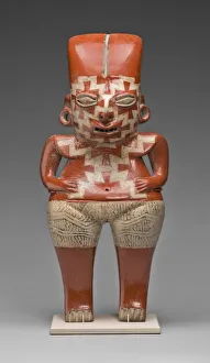 Female Figure with Bold, Geometric Face and Body Paint, 200/100 B.C. Creator: Unknown Female Figure with Bold, Geometric Face and Body Paint, 200/100 B.C. Creator: Unknown