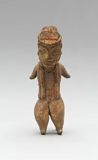 Ceramic And Pigment Prints: Female Figurine, 500 / 400 B. C. Creator: Unknown