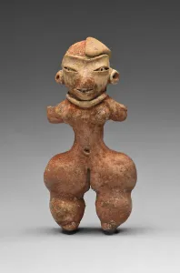 Mesoamerican Prints: Female Figurine, 700 / 600 B. C. Creator: Unknown