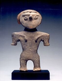 Female Figurine with Topknot, c. 1000-300 B.C. Creator: Unknown