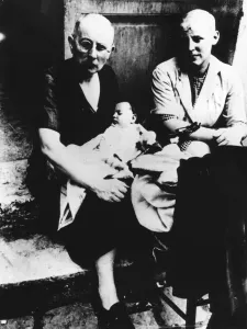 Chartres Prints: Two female French collaborators, Chartres, France, 1944