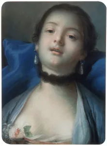 Female Head, 18th century. Artist: Francois Boucher