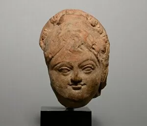 Female Head, 4th / 6th century. Creator: Unknown