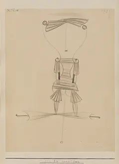 Klee Paul Prints: Female Jumping Jack, 1922. Creator: Paul Klee