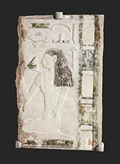 Makare Hatshepsut Prints: Female with Lotus, 1473-1458 B.C.. Creator: Unknown