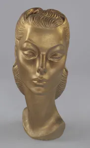 Female mannequin head from Mae's Millinery Shop, 1941-1994. Creator: Unknown Female mannequin head from Mae's Millinery Shop, 1941-1994. Creator: Unknown