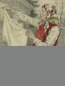 Clothes Line Prints: Female Migrant from Arkhangelsk Province to Krasnoyarsk in Siberia