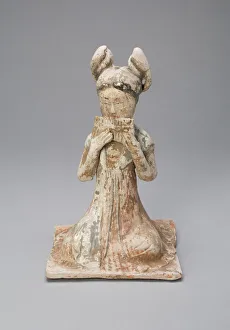 Female Musician, Tang dynasty (A. D. 618-907), late 7th / early 8th century
