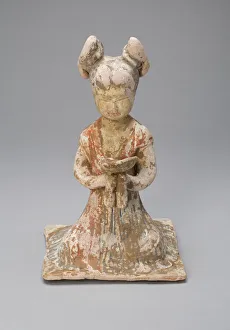 Female Musician, Tang dynasty (A. D. 618-907), late 7th / early 8th century