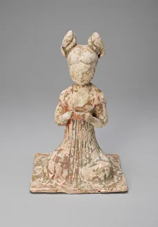 Female Musician, Tang dynasty (A. D. 618-907), late 7th / early 8th century