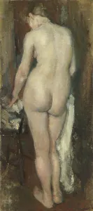 Female Nude, probably 1879. Creator: Hans Heyerdahl
