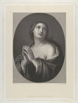 Female personification of Hope... ca. 1835-81. Creator: Giovanni Buonafede