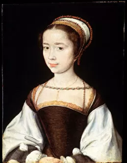 Corneille De Gallery: Female Portrait, 1530s. Artist: Corneille de Lyon