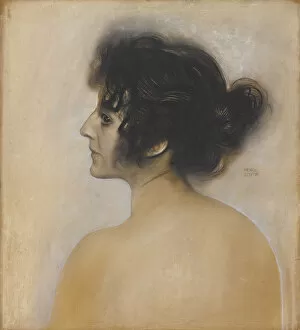 Pastel On Cardboard Collection: Female Portrait, ca 1894