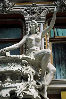 Hotel Prints: Female statue, 'The Passage'