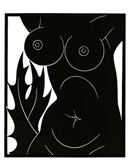 Aberdeen Art Gallery Museums Prints: Female Torso, 1900-1924. Creator: Eric Gill