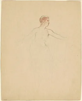 Torso Prints: Female Torso, c. 1890-1891. Creator: John La Farge
