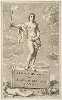 Mellan Claude Collection: Feminine Figure. Creator: Claude Mellan