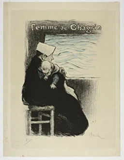 Steinlen Th And Xe9 Prints: Femme de Chagrin, n. d. Creator: Theophile Alexandre Steinlen