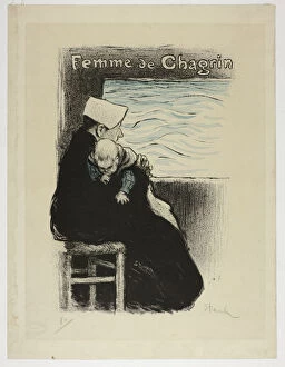 Ophile Alexandre Steinlen Gallery: Femme de Chagrin, n.d. Creator: Theophile Alexandre Steinlen