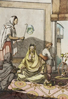 Hindu Collection: Femme en Grand Parure [Woman in Grand Attire], between 1808 and 1812. Creator: Balthazar Solvyns