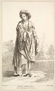 Boucher Prints: Femme de Macedoine, from Recueil de diverses fig. res etrangeres Inventé