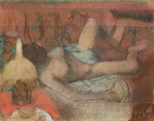 Degas Prints: Femme nue couchee, c1889. Creator: Degas, Edgar (1834-1917)