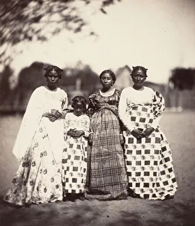 Charnay Gallery: Femmes Betsimisaraka, Madagascar, 1863. Creator: Desire Charnay