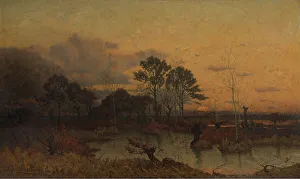 Moorland Prints: Fen in the Kempen, 1878. Creator: Alphonse Asselbergs