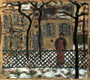 Behind the Fence, 1895. Artist: Pierre Bonnard