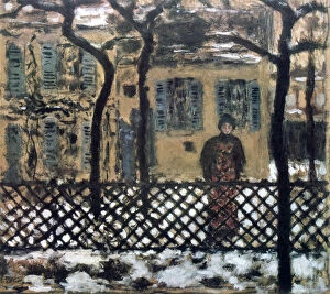 Behind Gallery: Behind the Fence, c1895. Artist: Pierre Bonnard