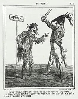 Periodical Prints: Fenian! Écoutez votre ami l'Américain faites la guerre à l'Angleterre