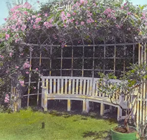 The Fens, Lorenzo Easton Woodhouse house, Huntting Lane, East Hampton, New York, 1914. Creator: Frances Benjamin Johnston. The Fens, Lorenzo Easton Woodhouse house, Huntting Lane, East Hampton, New York, 1914