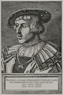 1877 Prints: Ferdinand I, (1503-1564), Holy Roman Emperor from 1558