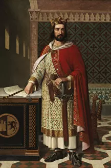 Ferdinand I of Leon and Castile, 1855. Artist: Maffei Rosal, Antonio (1817-1868)